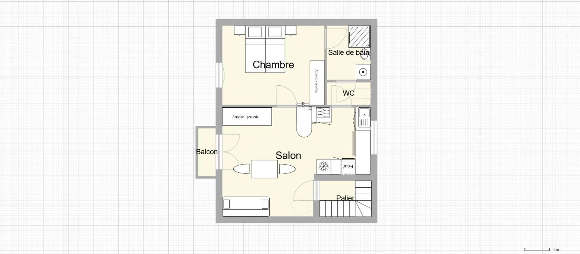 公寓 Appartement Modulable 拉内默藏