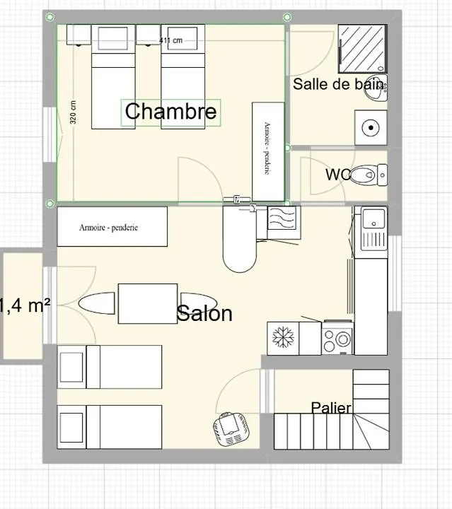 לנמזאן Appartement Modulable דירה